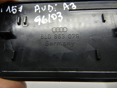 Porta Objetos Painel Audi A3 1996 A 2003 8l0863079