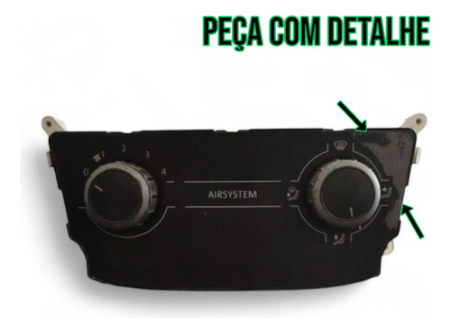 Painel Comando Ventilação Interna Gol Voyage Saveiro G5 G6