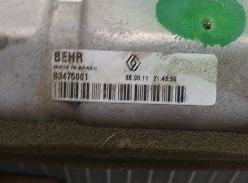 Radiador Ar Quente Renault Sandero 2010 S3475001