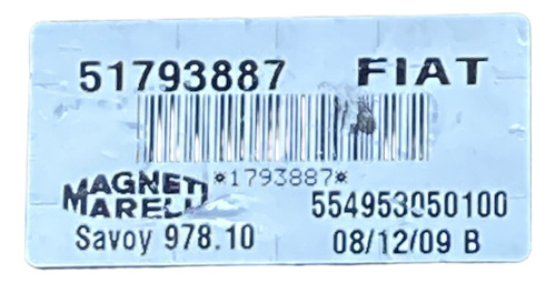 Caixa Fusível Fiat Palio Punto Stilo 51793887