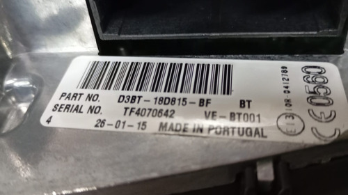 Radio Som Painel Multimidia Ford Fiesta D3bt18d815 26158