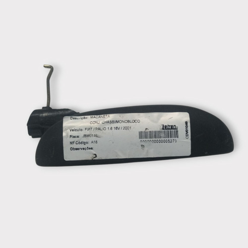 Maçaneta Externa Fiat Palio 1997/2001 Lado Direito