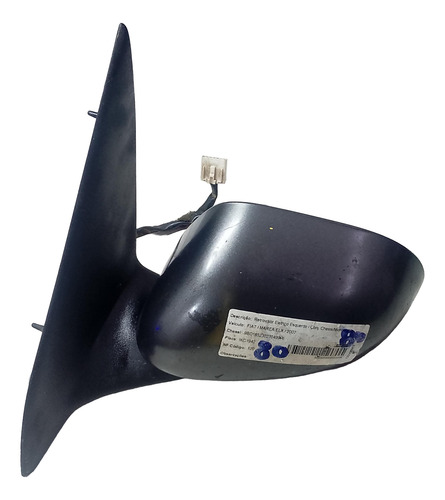 Retrovisor Marea Brava 2000 A 2007 Elétrico Esquerdo Usado
