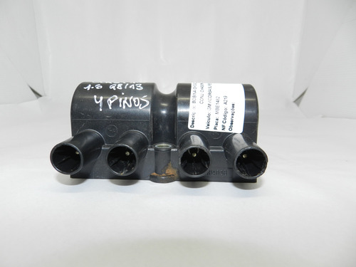 Bobina Ignição 4 Pinos Gm Corsa 1.0 1.6 1998 A 2013 1104038