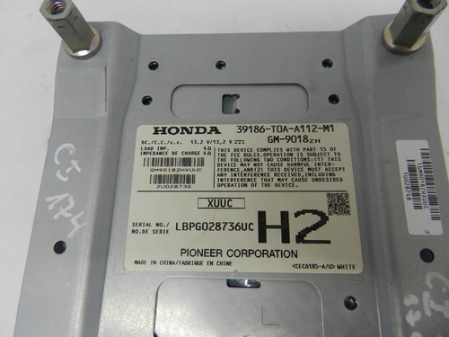 Módulo Amplificador De Som Honda Crv 2012 39186t0aa112m1