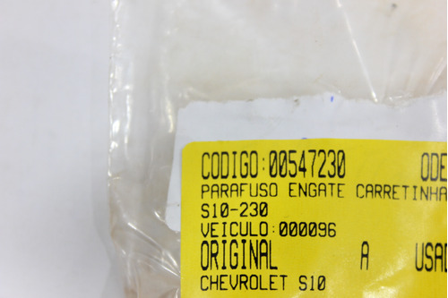 Parafuso Engate Carretinha Jg S10 95/00 (230)