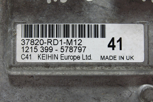 Modulo Injeção Honda City 1.5 Flex 2010 2011 37820-rp1-m12