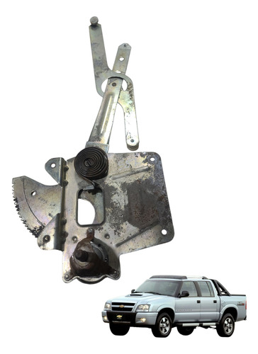 Máquina Vidro Dianteira Direita S10 Blazer 1996 A 2011 (al)