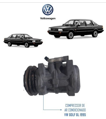 Compressor Ar Condicionado Santana Cl 1.8 1988 1989 1990