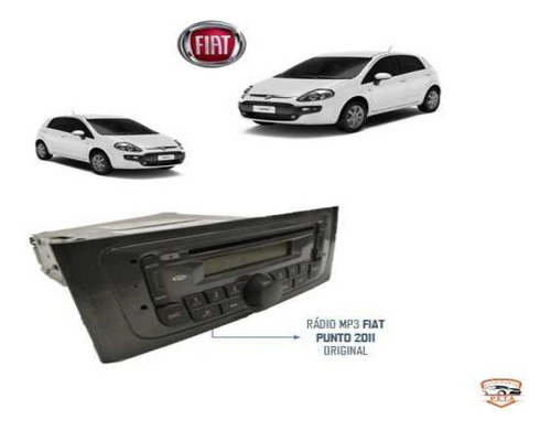 Radio Mp3 Fiat Punto Original 2010 2011 2012