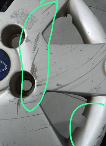 Calota Da Roda Ford Ka Fiesta Aro 13 Prata 1997/1999