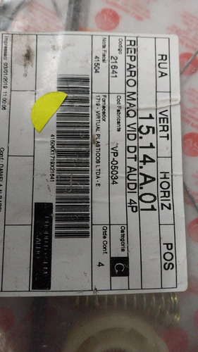 Reparo Máq. V. Elétrico Audi A3  4 P. Dianteiro 2 Arrastes.