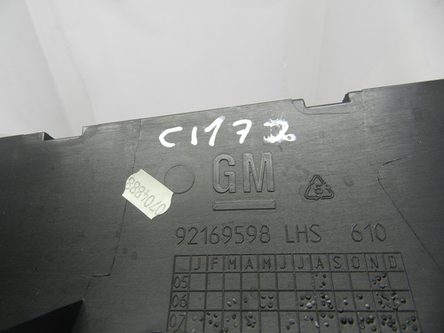 Acabamento Lateral Esquerdo Console Omega Cd 08/12 92169598