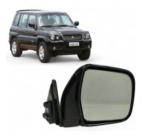 Espelho Retrovisor Direito Adaptação Para Mitsubishi Pajero