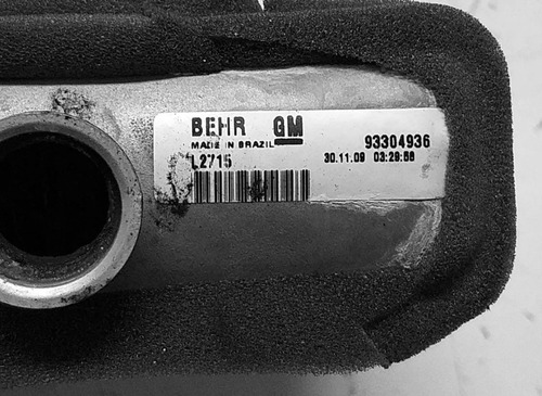 Radiador Ar Quente Gm Meriva 2006 A 2009 93304936
