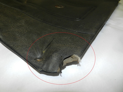 Forro Porta Dianteira Esquerda Couro Escort L 1985 Detalhe