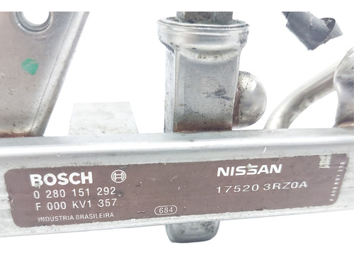 Flauta Do Bicos Injetore Nissan Sentra 2.0 Ano 2014 A 2020