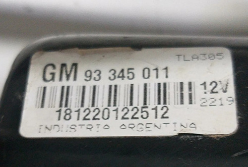 Motor Limpador Para Brisa Gm Celta Corsa 2007 A 2012 Tla228
