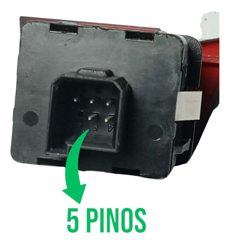 Botão Pisca Alerta Agile Montana Onix Prisma 10035543 11/19