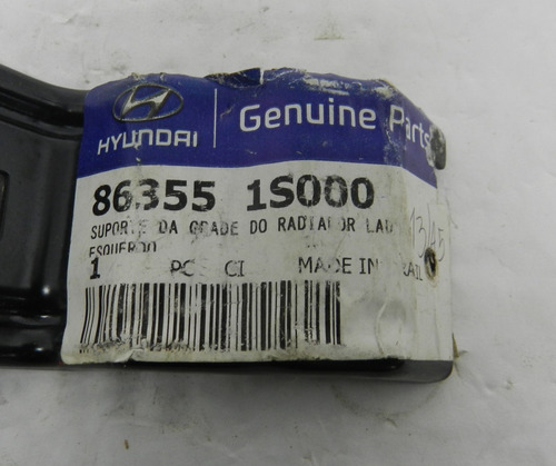 Suporte Grade Radiador Lado Esquerdo Hyundai Hb20 12/19