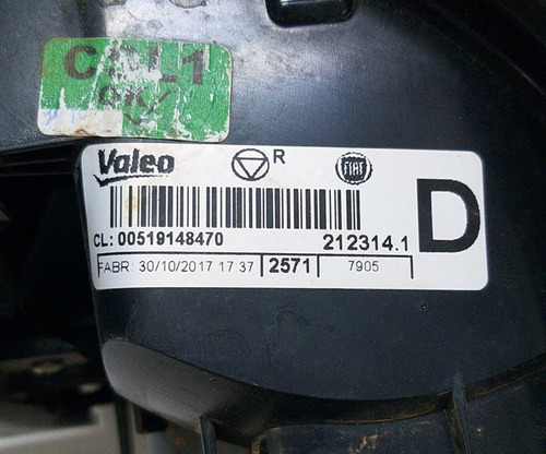 Lanterna Traseira Direita Fiat Strada 2014 A 2018 2123141