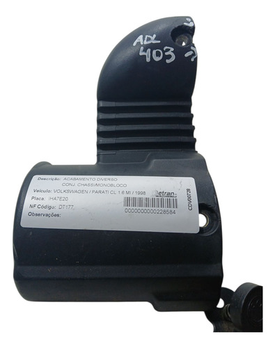 Capa Proteção Ignição Vw Gol 1.0 1997 A 2006 Com Dtl (ap)
