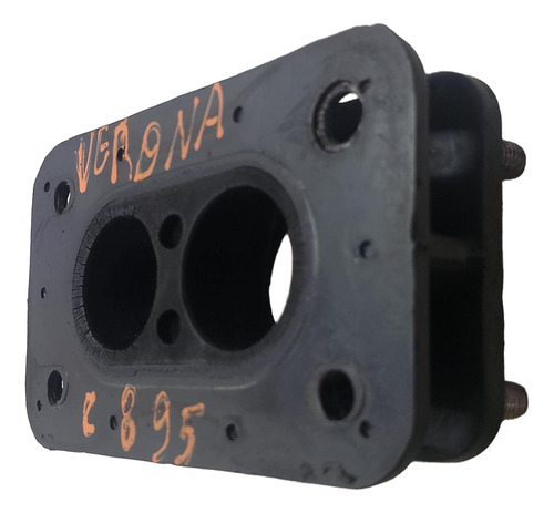 Flange Base Baquelite Carburador Escort Gol Cht 1.6 Ap 1.8