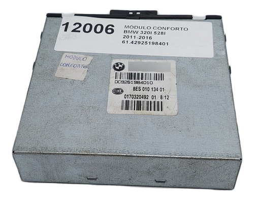 Modulo De Conforto Bmw 320i / 328i Ano 2011 A 2016