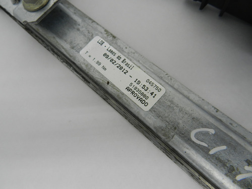 Máquina Vidro Manual Traseira Esquerda Uno Vivace 10/14
