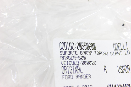 Suporte Barra Toro Diant Ld Ranger 05/12 (600)