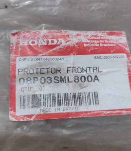 Protetor De Para-choque Frontal Honda Fit Twist 08p03sml800a