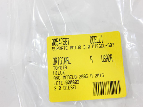 Suporte Motor 3.0 Diesel Hilux 05/15 (587)