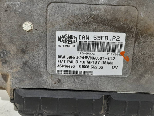 Modulo De Injecao Fiat Palio 1.0 2003 46810490