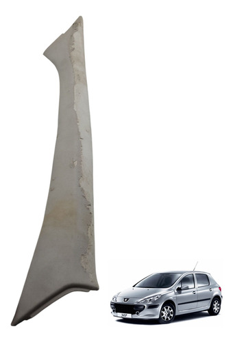 Moldura Coluna Direita Peugeot 307 08 A 12 (al) Com Detalhe