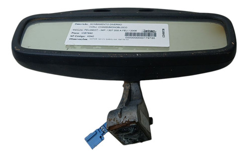 Retrovisor Interno Peugeot 307 /2008 (ap) Cxa 566