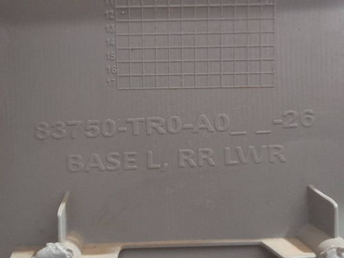 Forro Porta Honda Civic 2012 2013 A 2016 Traseira Esquerda
