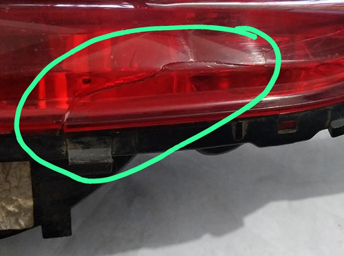 Break Light Para-choque Traseiro Peugeot 208 13/21 C/detalhe