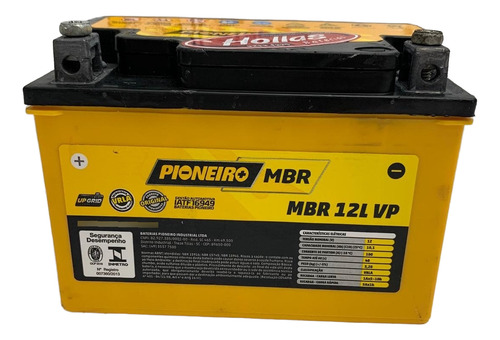 Bateria Pioneiro Mbr 12l Vp Gsx-r 750 Srad 28/2022