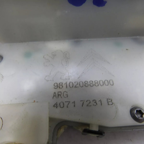 Fechadura Da Porta Traseira Esquerda Citroen C3 2013 A 2020