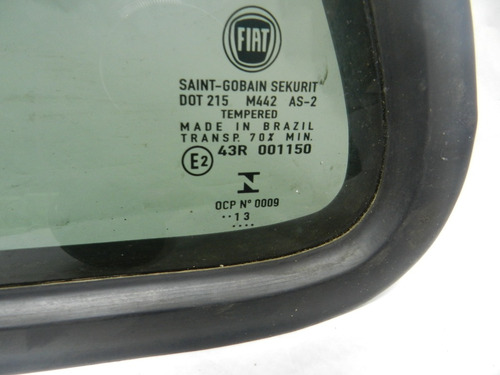 Vidro Fixo Traseiro Esquerdo Uno Mille Way 4p 1992 A 2013