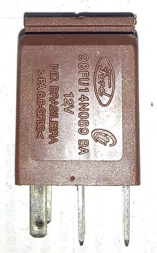 Relé Auxiliar 4 Pinos Ford Fiesta Courier 2001/2013
