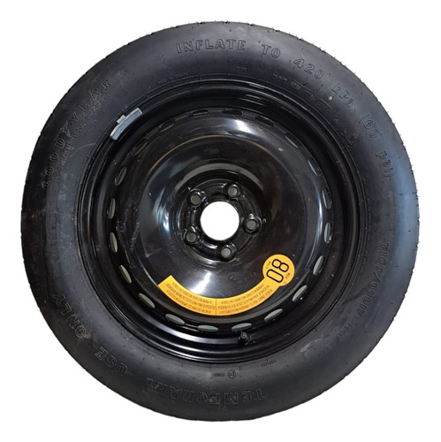Roda Pneu Estepe Aro 17 Jeep Compass 2018 2019 165/80/17 
