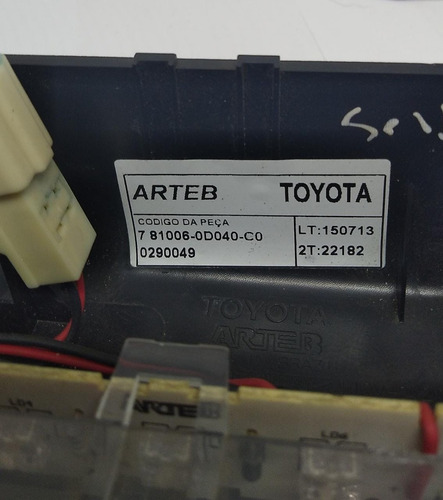 Break Light Toyota Etios 2013 A 2017 7810060d040c0