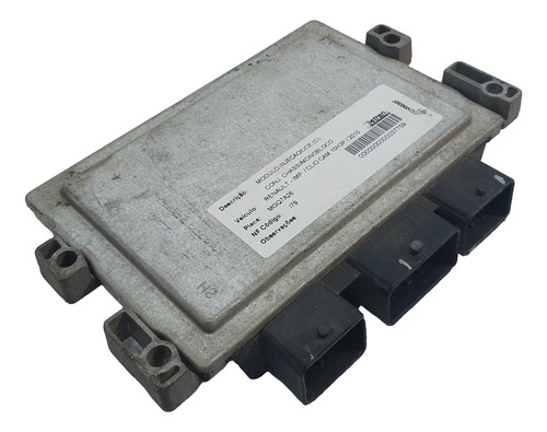 Modulo Injeção Sandero Logan Clio 1.0 16v Flex S120204106a