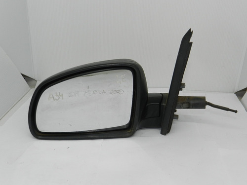 Retrovisor Manual Lado Esquerdo Gm Meriva 2002 A 2010