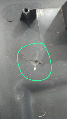 Moldura Coluna Pé Lado Direito Gm Blazer S10 9511 C/ Detalhe