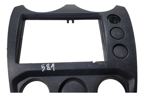 Moldura Painel Central Ford Fiesta 2012 (al) Com Detalhe