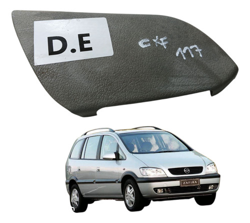 Moldura Capa Reclinador Banco Esquerdo Gm Zafira 2002 (ap)