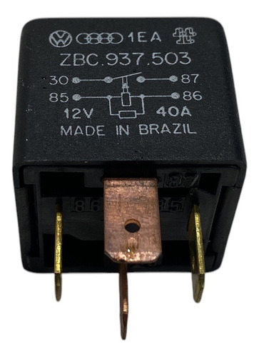 Relê Auxiliar Ventilador Vw Gol Parati Santana Zbc937503