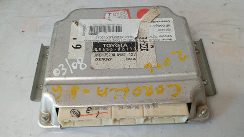 Módulo Injeção Toyota Corolla 03/08  89666-02190 25731